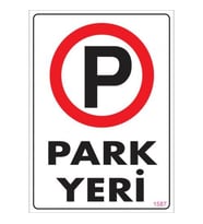 Pvc Levha quot;Park Yeriquot; 25*35 cm