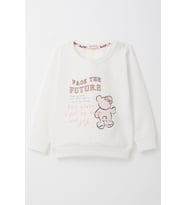 Breeze Kız Çocuk Sweatshirt Ayıcık & Yazı Baskılı 1.5-5 Yaş, Ekru