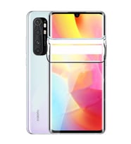 Xiaomi Mi Note 10 Lite Ekran Koruyucu Full Tam Kaplayan Kavisli HD Esnek Film (Siyah)