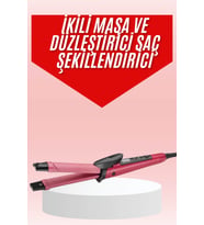 Saç Şekillendirici Düzleştirici ve Maşa Özellikli Şekillendirici Seramik Kaplama