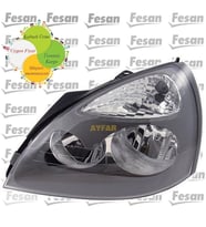 Renault Clio Sol Ön Far Gri Çerçeveli 20052009 N11.2342