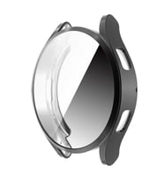 Samsung Galaxy Watch 4 40mm Sert PC Kasa ve Ekran Koruyucu 02 (Siyah)