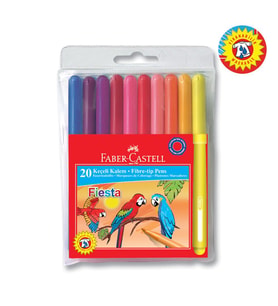 Faber Castell Fiesta Keçeli Kalem 20 Renk 330450