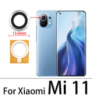 Xiaomi Mİ 11 Arka Kamera Camı Lens Yapışkanlı