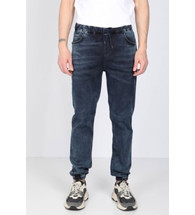 Erkek Lacivert Belden İpli Jogger Pantolon
