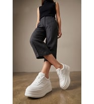 Lufian 121230060 Petra Kadın Klasik Sneaker Beyaz