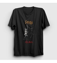 Presmono Unisex Siyah Clone Gojira T-Shirt 52766tt