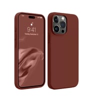 Northcity iPhone 15 Pro Max ile Uyumlu First Silikon Kılıf - Bordo