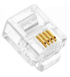 POWERMASTER RJ11 6P/4C TELEFON SOKETİ (100LÜK PAKET)