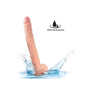 43 cm Realistik Penis Gerçekçi Damarlı Dev Dildo - Hoare