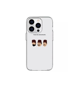 IPHONE 13 PRO UYUMLU ÖZEL VATAN SİZE MİNNETTARDIR TASARIMLI LÜKS SİLİKON KILIF (Çok Renkli)
