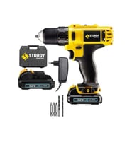 32 Volt 5.0 Amper Çift Akülü Uç Setli Şarjlı Vidalama Matkap