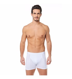 Tutku Erkek Elastan Boxer  (Beyaz)