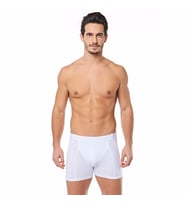 Tutku Erkek Elastan Boxer  (Beyaz)