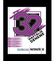 Pruva Akamemi Yayıncılık 8. Sınıf Matematik 32 Haftalık Deneme