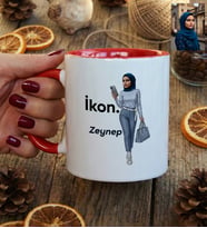 Kişiye Özel Karikatürlü İkon Kupa Bardak Doğum Günü Hediyesi