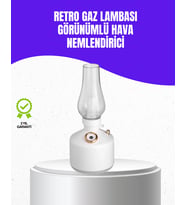 Retro Gaz Lambası Görünümlü Ledli Buhar Püskürtücü Aroma Difüzör