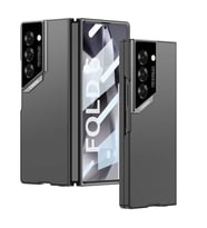 Galaxy Z Fold 6 Kılıf Ultra İnce Kamera Korumalı Sert Rubber 3. Seri Procase Kılıf (Siyah)