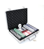 Metal Çantalı 200 Chipli Poker Oyunu Alk1500