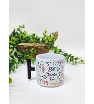 Öğretmenler İçin Nota Müzik Temalı Best Teacher Ever Yazılı Porselen T Kupa Bardak Latte Fincanı