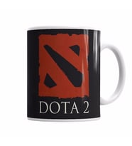 Logo Dota Kupa Bardak Porselen