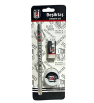Tmn Beşiktaş Kırtasiye Seti Kalemtraş+Silgi Lisanslı