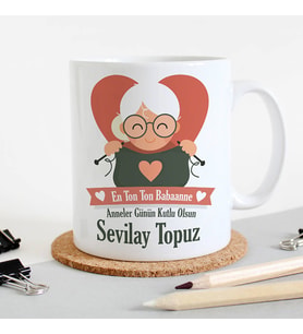 Kişiye Özel Tonton Babaannem Kupa Bardak