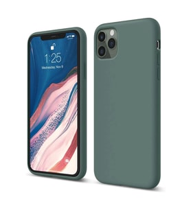 iPhone 11 Pro Kılıf First Silikon - Koyu Yeşil