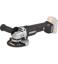 WORX WX812.9 20Volt 125mm Kömürsüz Profesyonel Avuç Taşlama (Akü Dahil Değildir) (Standart)