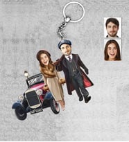 Kişiye Özel Sevgili Ahşap Anahtarlık-40