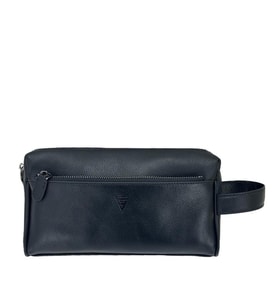 Hakiki Deri CA250 Dopp Kit El Çantası Siyah (Aden)