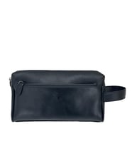 Hakiki Deri CA250 Dopp Kit El Çantası Siyah (Aden)