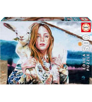 Educa 500 Parça Çoban Kızı Puzzle - 19910 - Lily Brick