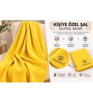 Kişiye Özel Logo Baskılı Polar Şal – 10Adet Dijital Baskı Kurumsal Firma Şalı 70*170