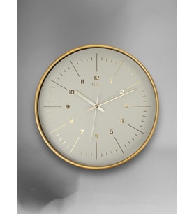 Galaxy D-218-A-11 Eskitme Kadran 30 CM Sessiz Akar Duvar Saati Gold