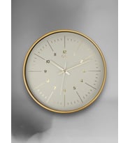 Galaxy D-218-A-11 Eskitme Kadran 30 CM Sessiz Akar Duvar Saati Gold