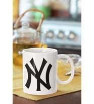 New York Yankees Baskılı Porselen Kupa Bardak