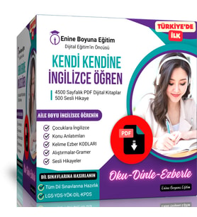 Kendi Kendine İNGİLİZCE Öğreten Eğitim Seti (4500 Sayfalık DEV Arşiv)