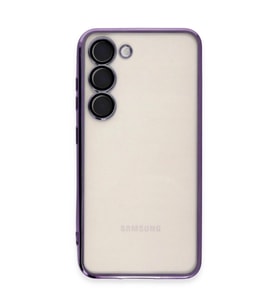 Galaxy S23 Plus Kılıf  Lensli  - Mor