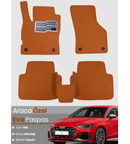 AUDİ A3 HATCHBACK (2020-2025) Uyumlu EVA Paspas Tam Set–Araca Özel,Su Geçirmez,Kolay Montaj