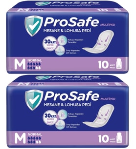 Prosafe Mesane & Lohusa Pedi  M-Orta Normal 20 Adet (2PK*10)