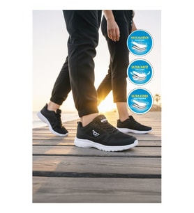 Walkway 020 G Siyah Unisex Spor Ayakkabı