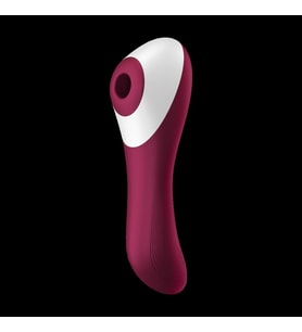 Dual Crush Güçlü Titreşimli 2 Motorlu Klitoris Uyarıcı Ve Emişli Vibratör