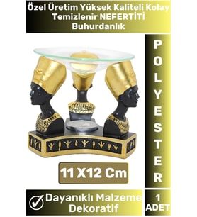 Premium Yüksek Kaliteli Dekoratif Şık Hediyelik Aromaterapi Kolay Temizlenir Polyester Buhurdanlık