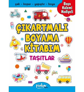 Çıkartmalı Boyama Taşıtlar