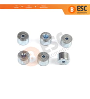 ECR015 Cam Kriko Kablo Halat Uç Pimi Tutma Perçini 6.5x4.5/1.7 mm 100 Adet