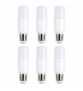 6’lı Set Cata CT-4091 8W E27 LED Ampul 780 Lümen 3200K Günışığı İnce Uzun Silindir Tip 320° Geniş Açılı Lamba