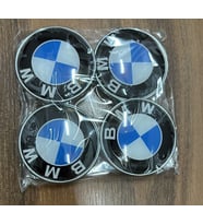 Bmw F10 F30 Çelik Jant Göbek Arması 68mm-65mm Uyumlu 4lü set (Siyah - Beyaz)