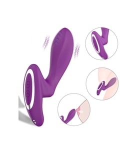 MR Z. Klitoris ve Vajina Uyarıcı G-Spot Tapping Su Geçirmez 3 in 1 Vibratör