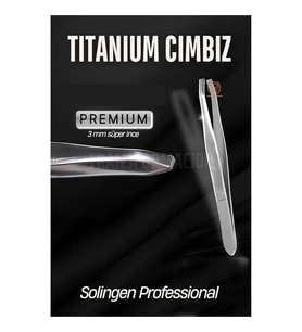 3 mm İnce Uçlu Cımbız Titanyum Çelik Solingen Professional